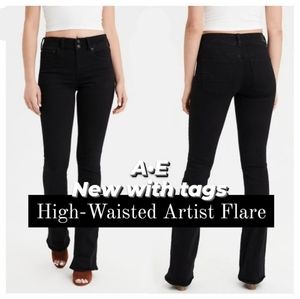 AE High-Waisted Artist Flare Jeans 12 X-Short NWT